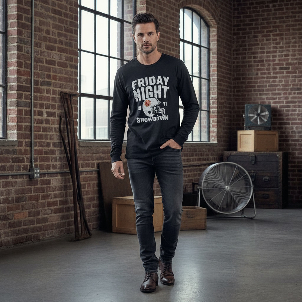 Men's Comfort Colors Black Long Sleeve Tee XL